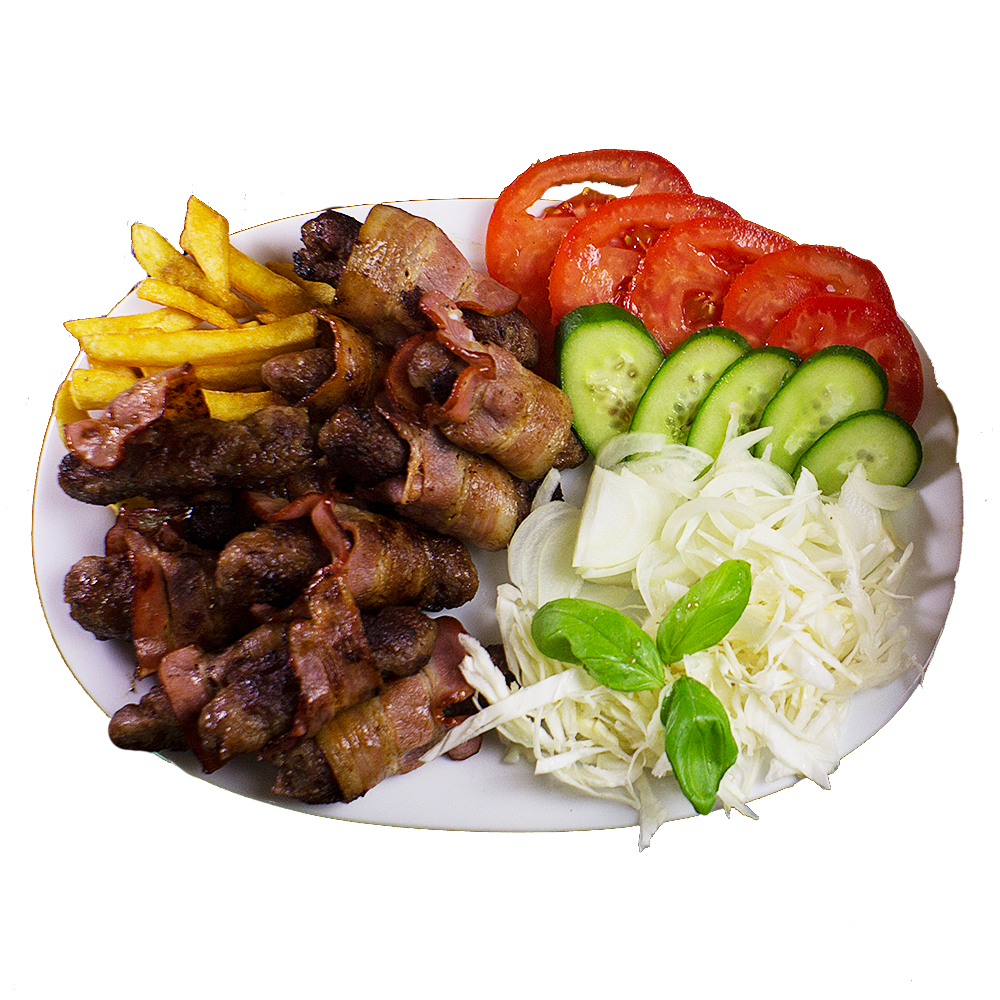 Ćevapi rolovani slaninom