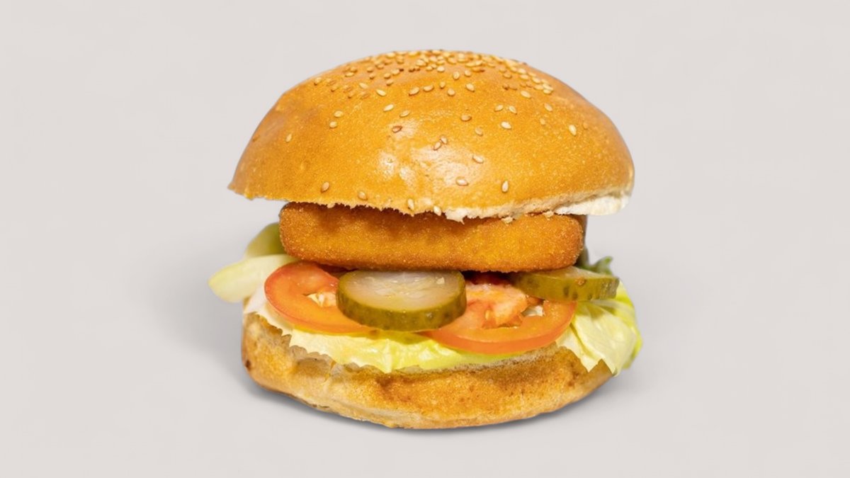 Cheese fried burger