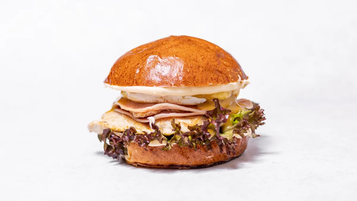 Chicken cheese burger