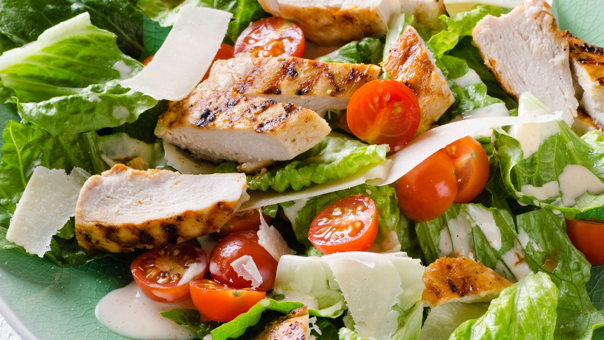 Kale Chicken Caesar