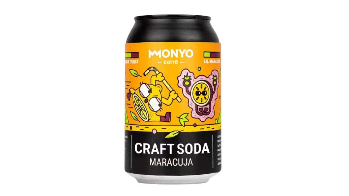 MONYO Craft Soda - Maracuja - 0.33l