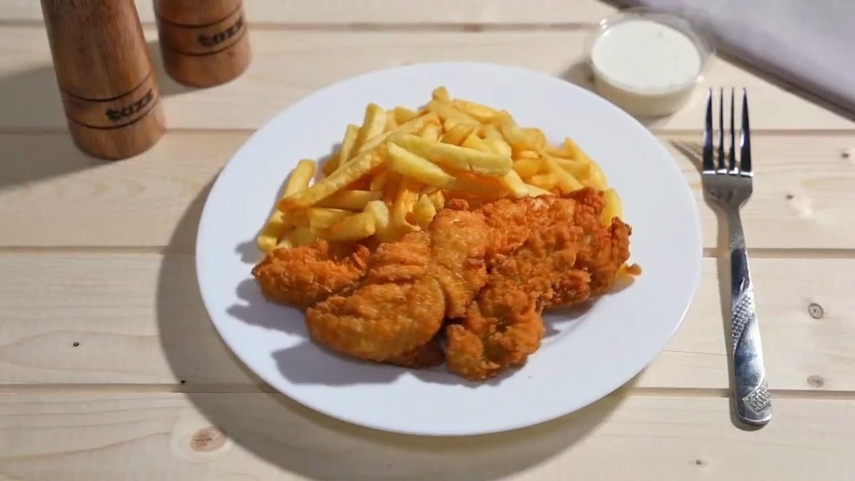 Meniu Crispy piept de pui nepicant