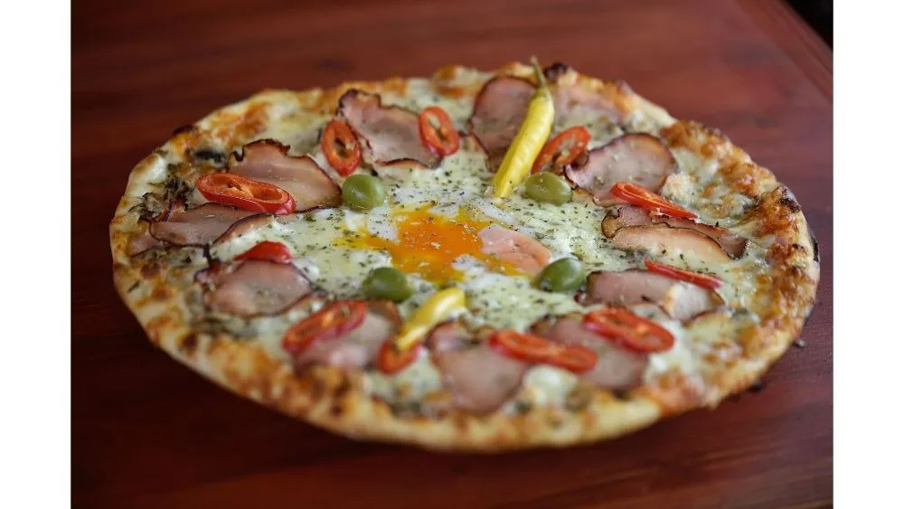 Pršuto pizza 24cm