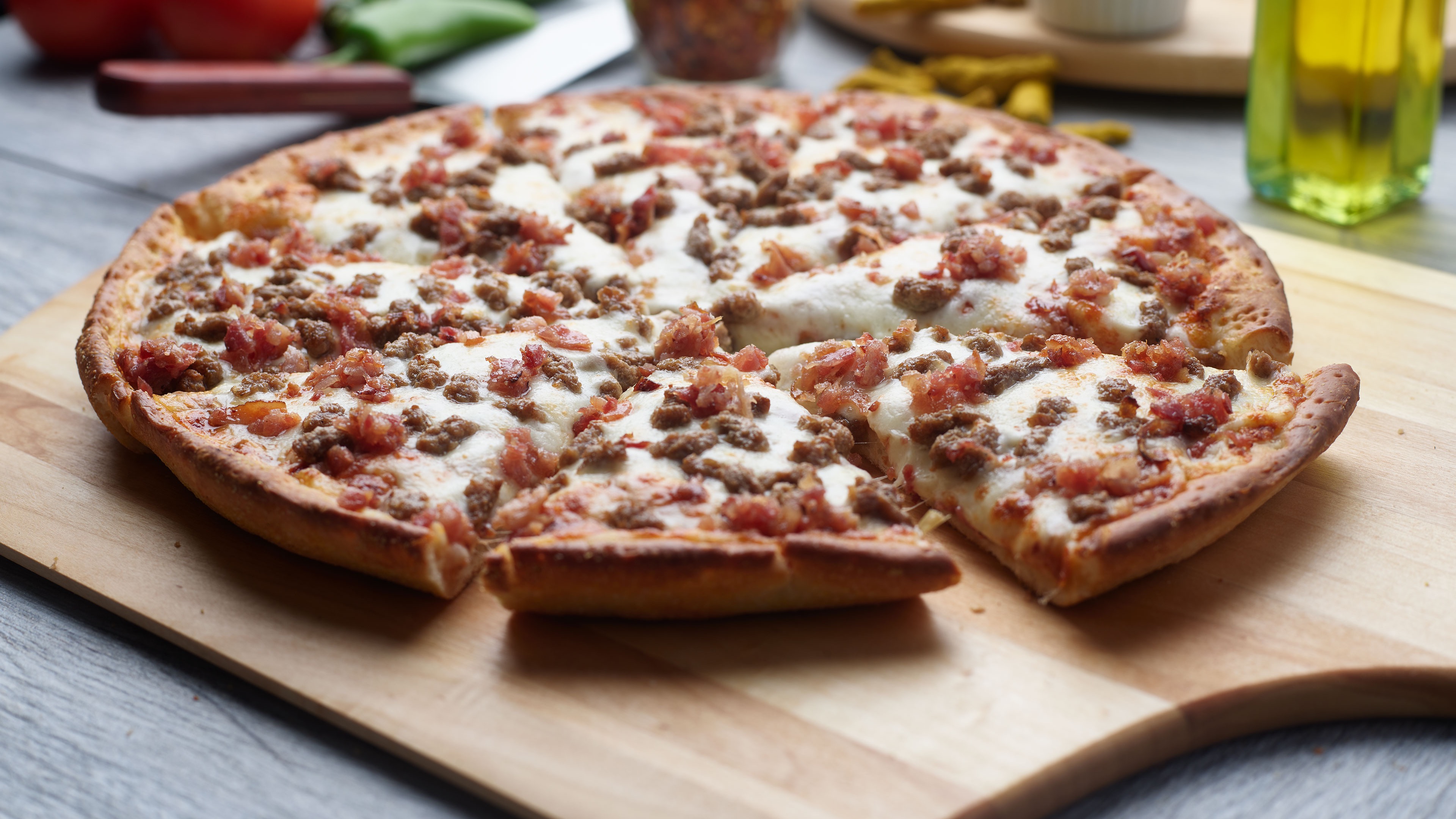 Cheeseburger Pizza