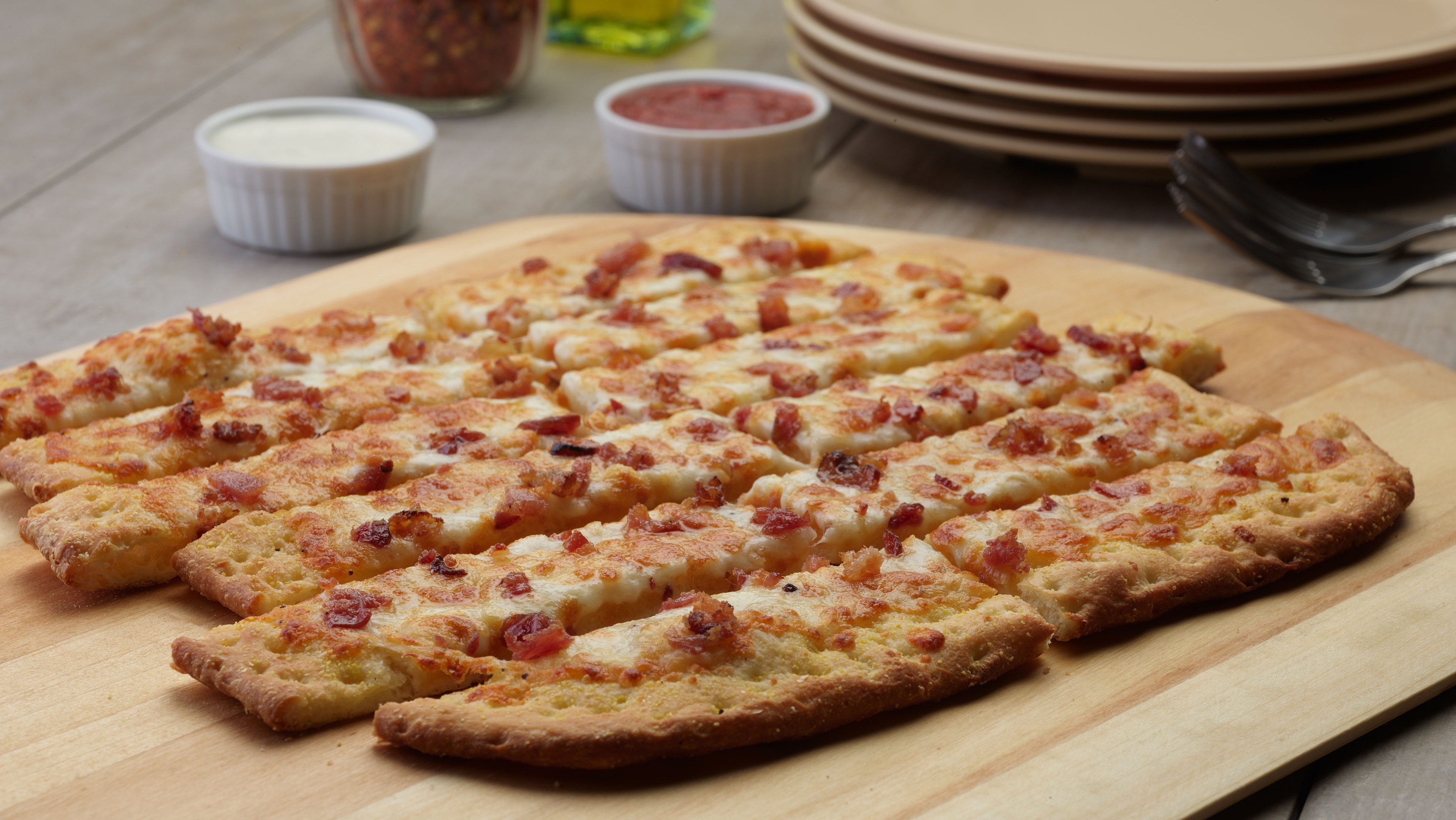 Cheesy Bacon Bread Twist