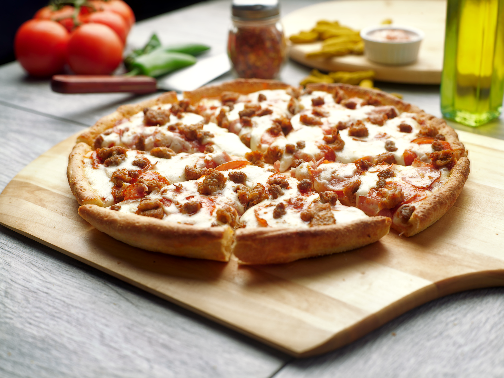 Halal Pepperoni Pizza Twist