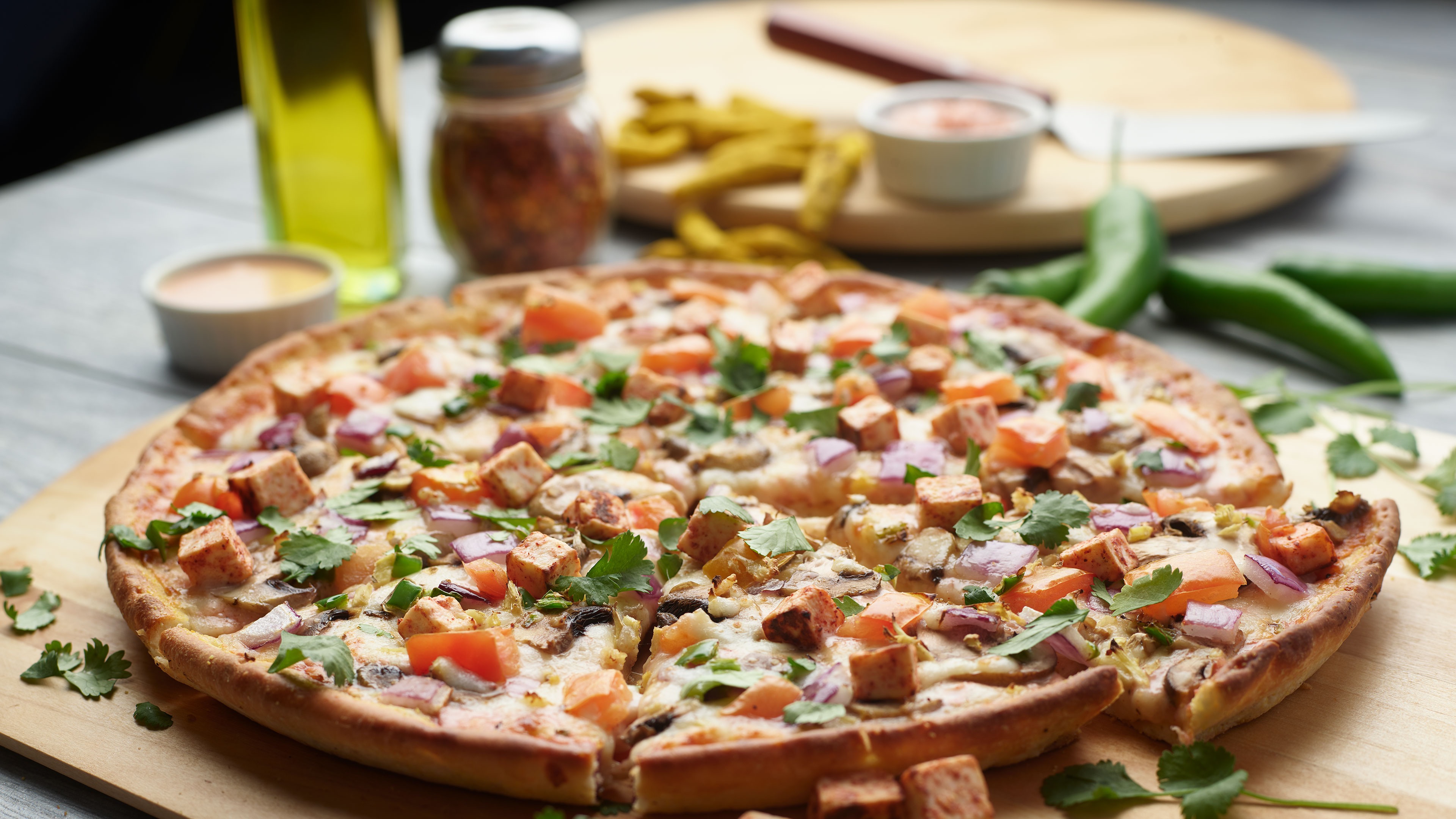 Tandoori Paneer Pizza twist