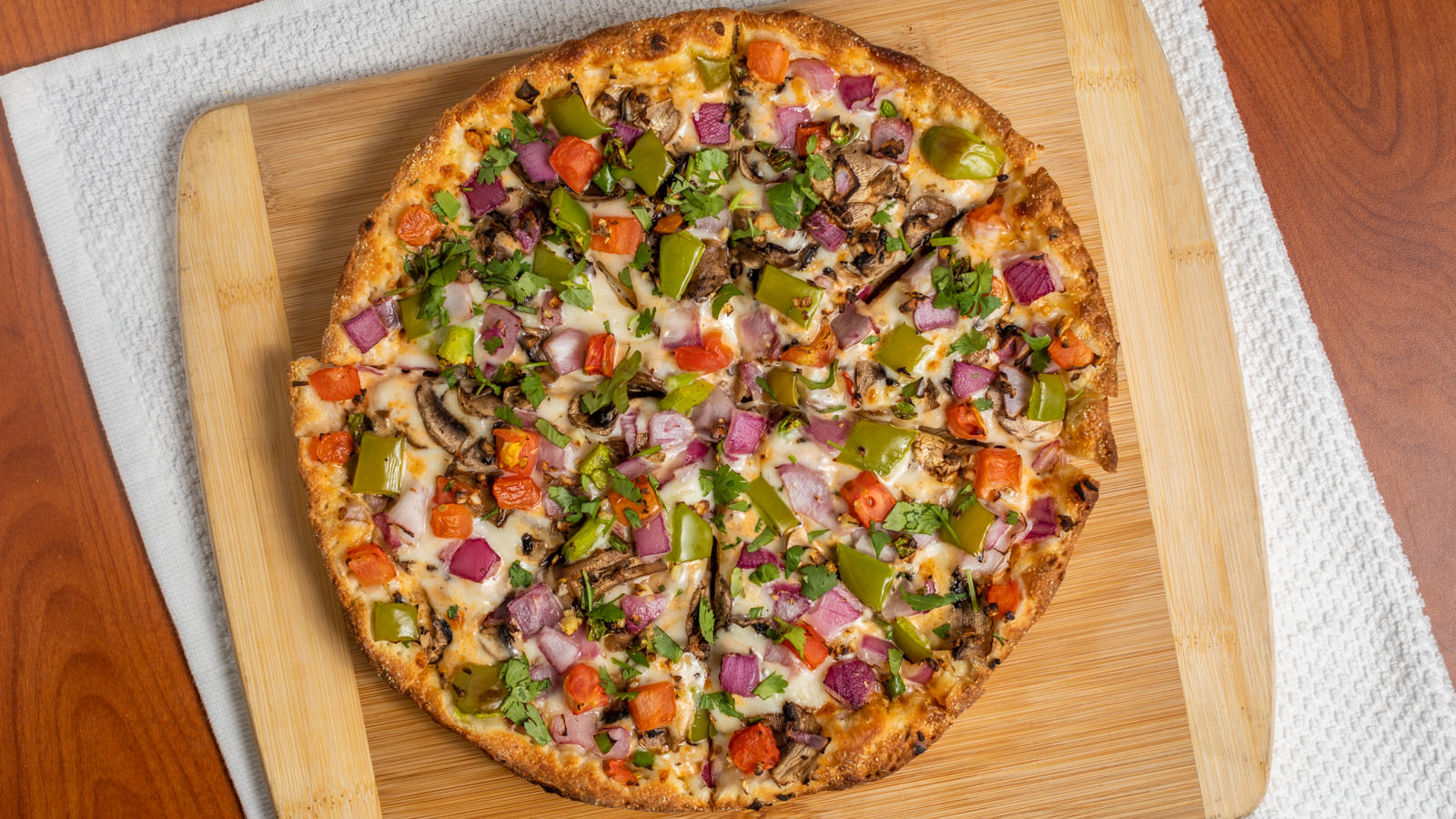 Tikka Masala Veggie Pizza Twist