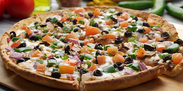 Bombay Garlic Chicken Naan Pizza