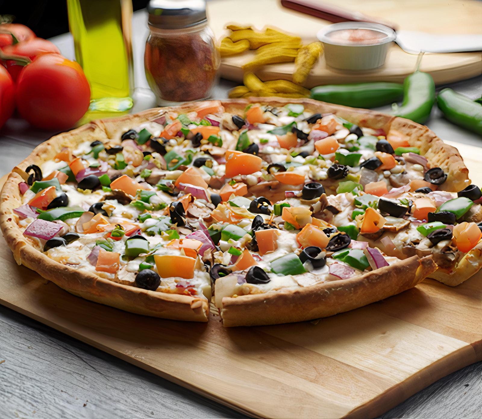 Bombay Garlic Veggie / Paneer Pizzatwist