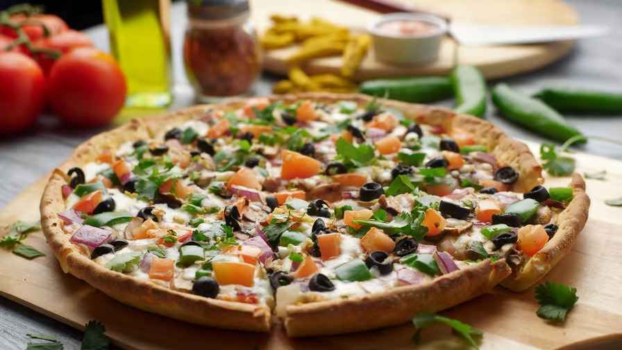 Curry Veggie / Paneer Pizzatwist