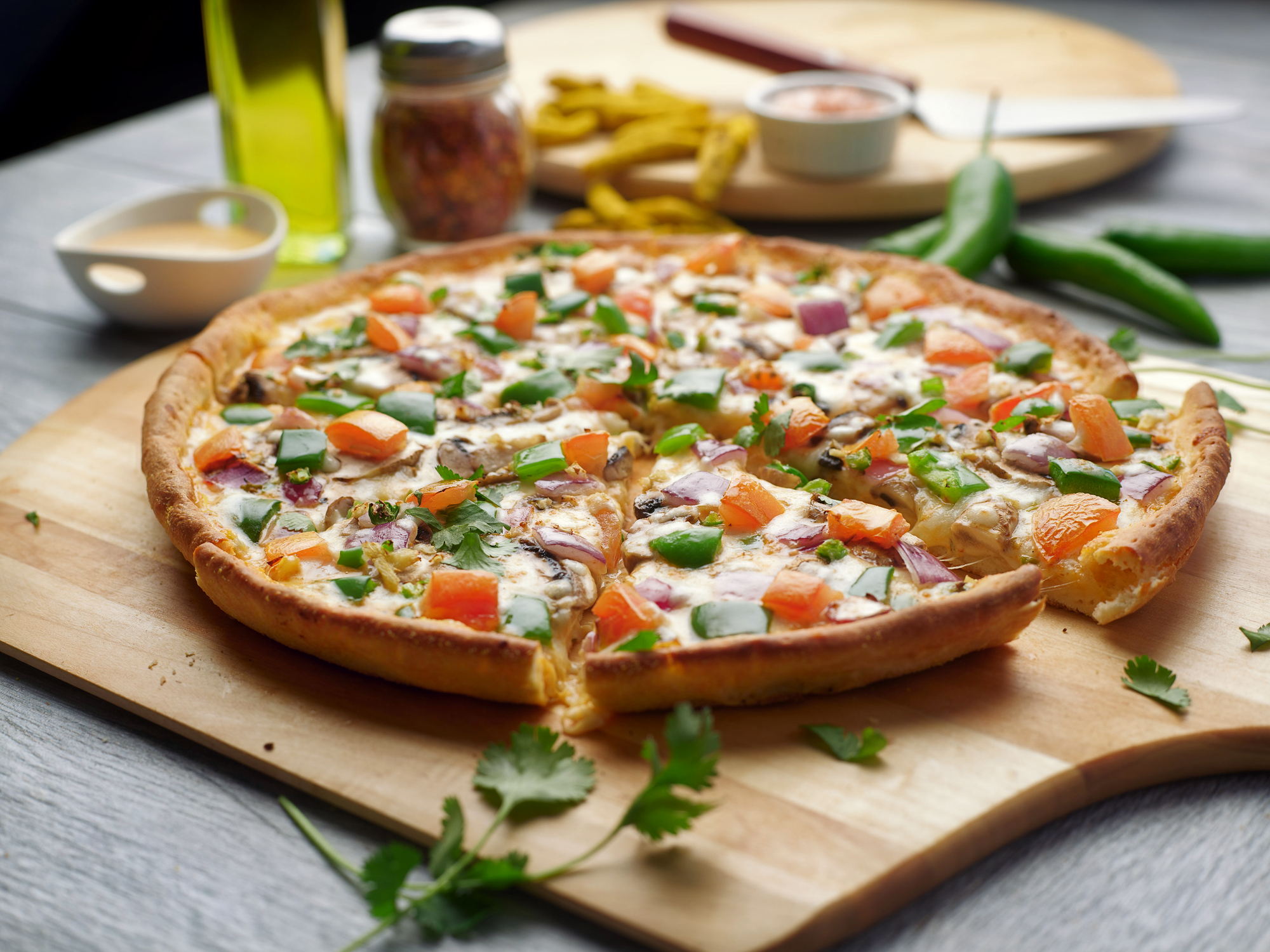 Tikka Masala Veggie/Paneer Pizzatwist
