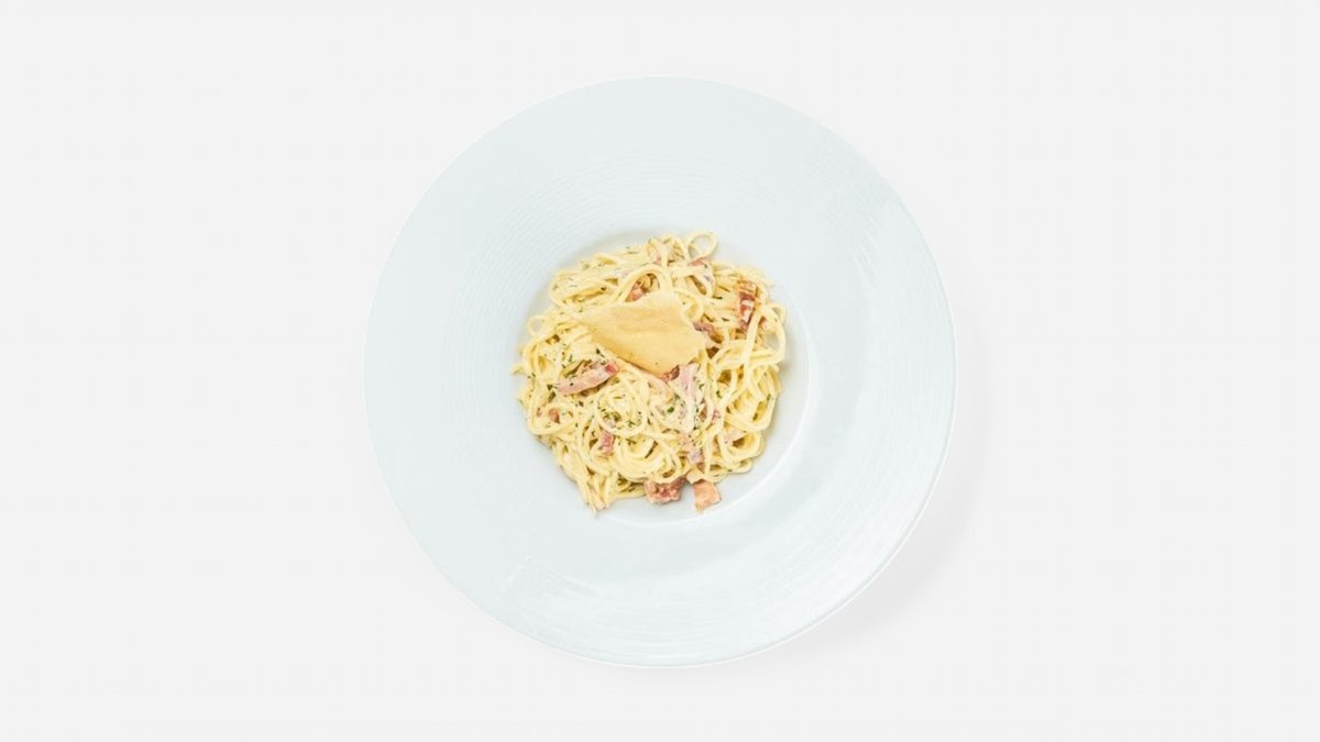 Spaghetti con prosciutto