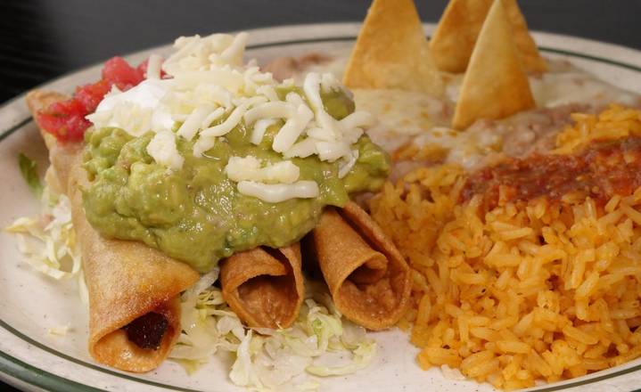 Taquitos and Guacamole