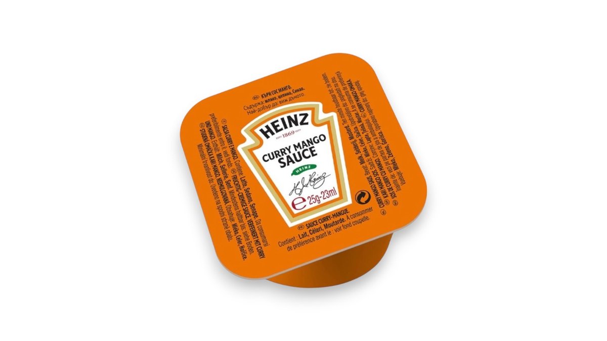 HEINZ CURRY MANGO SAUCE 25 gr