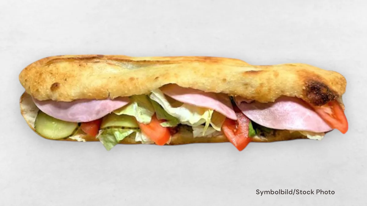 Baguette Schinken