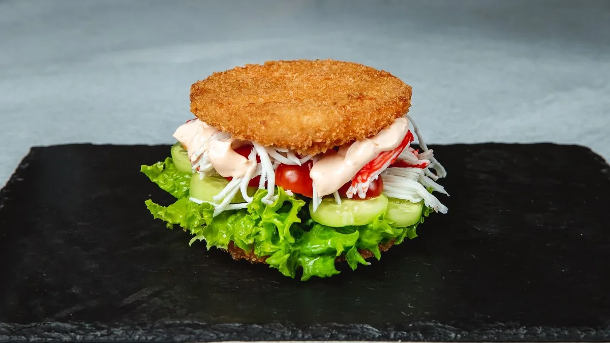 Burger Krab ilə