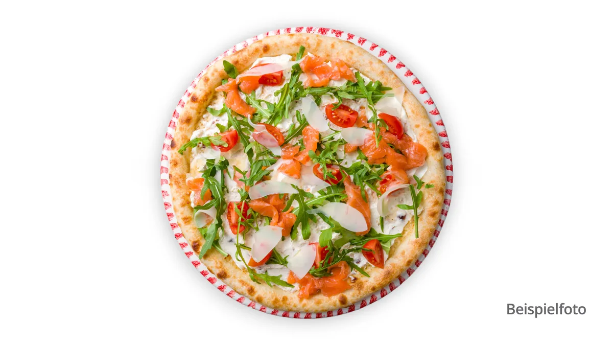 11. Pizza Lachs