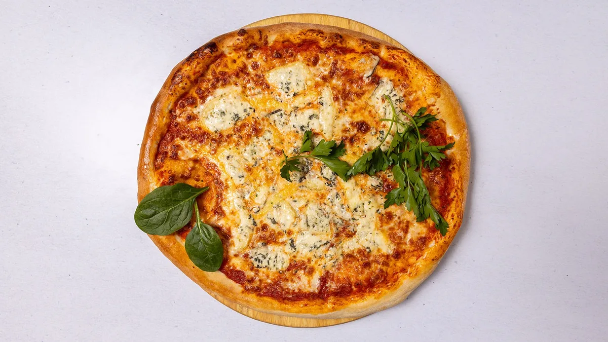 Gorgonzola pizza