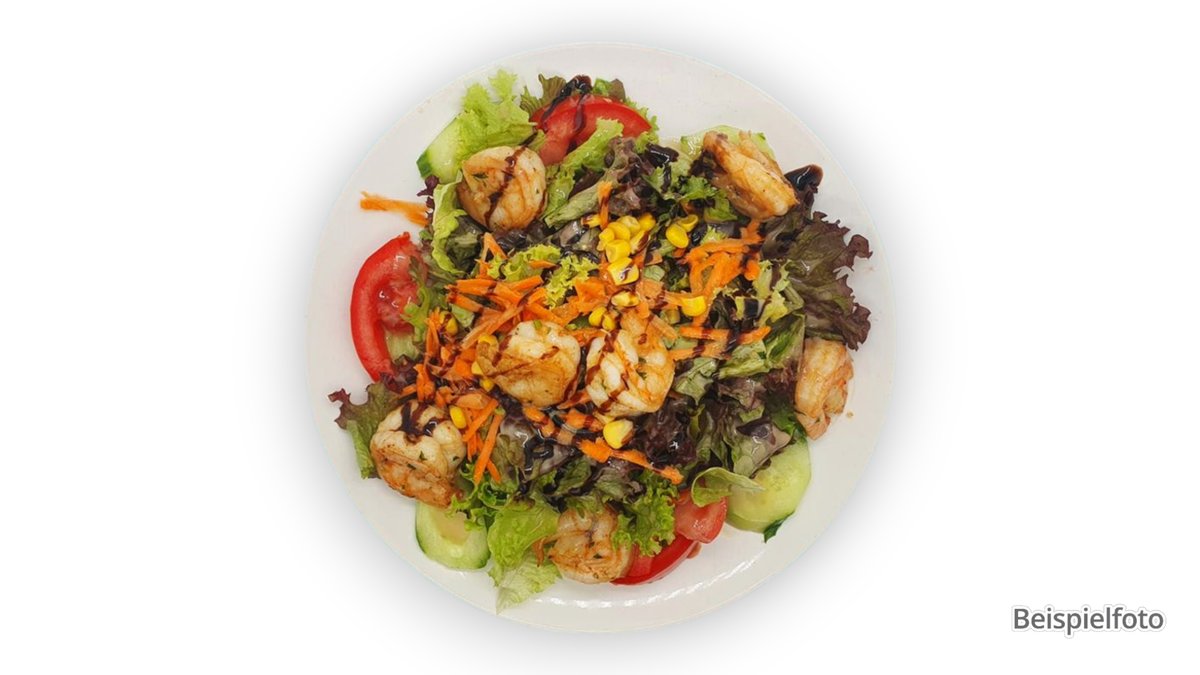 86. Garnelen Salat