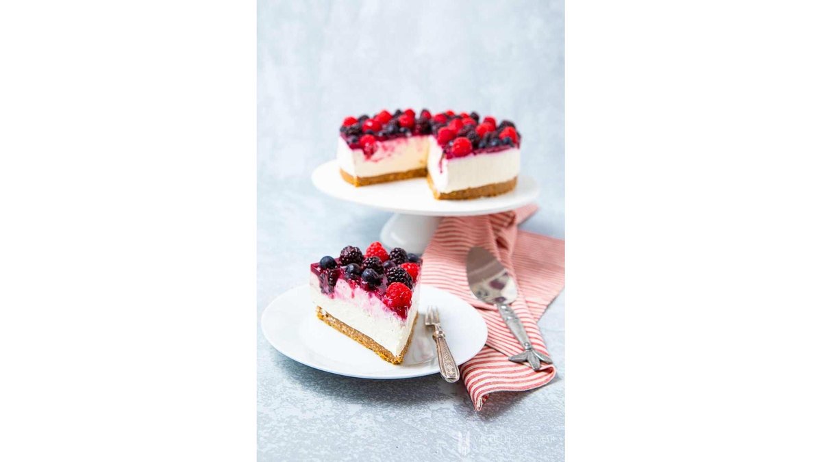 Cheesecake cu fructe de padure