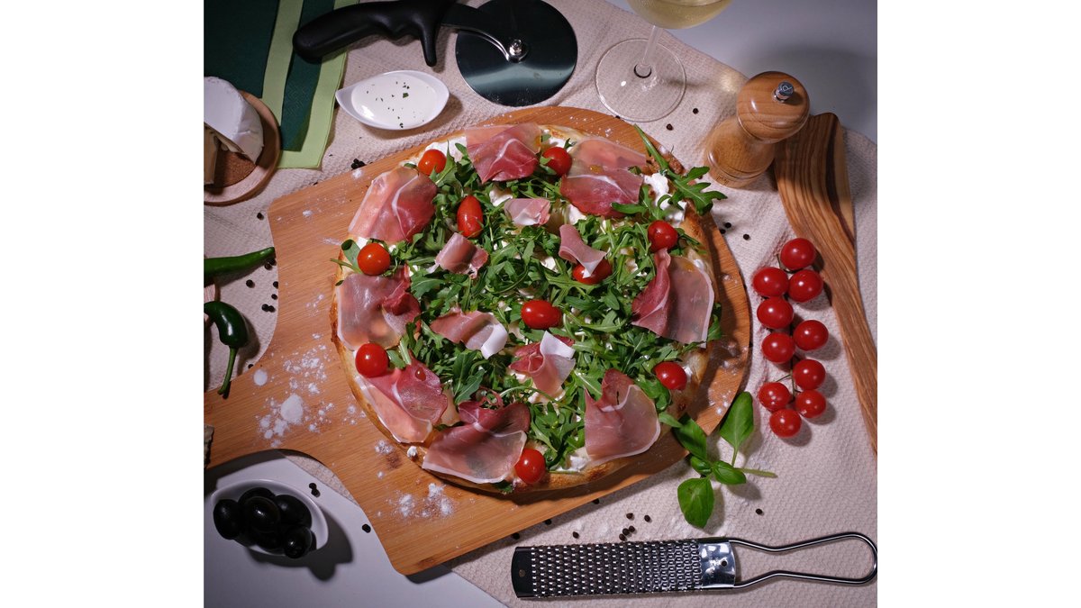 SEO Pizza Crudo e Rucola