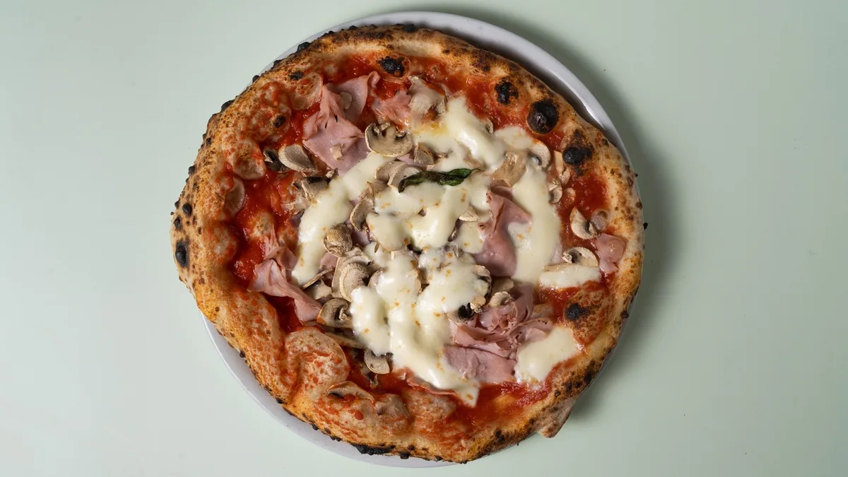 Pizza Cotto e Funghi