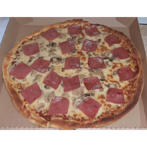Pizza Jamon y Hongos