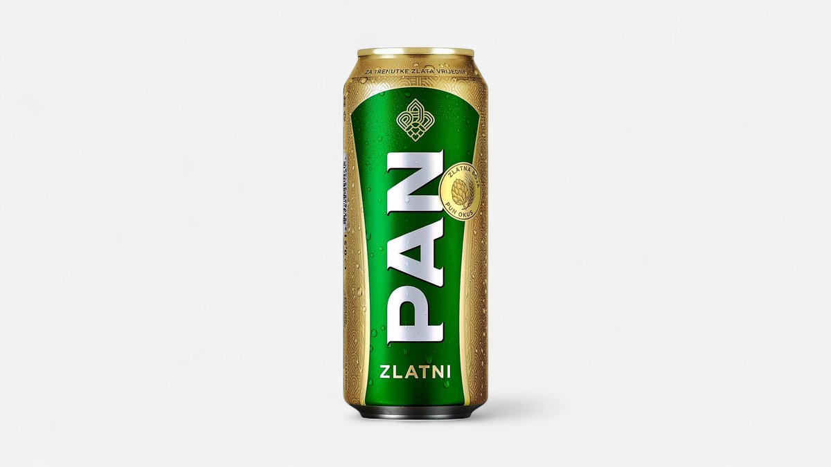 Pan Zlatni pivo 0,5 l