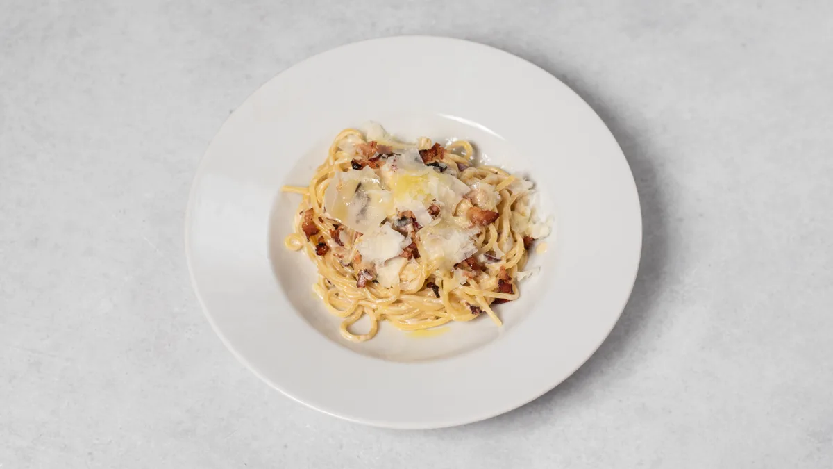ŠPAGETY CARBONARA se smetanou či bez