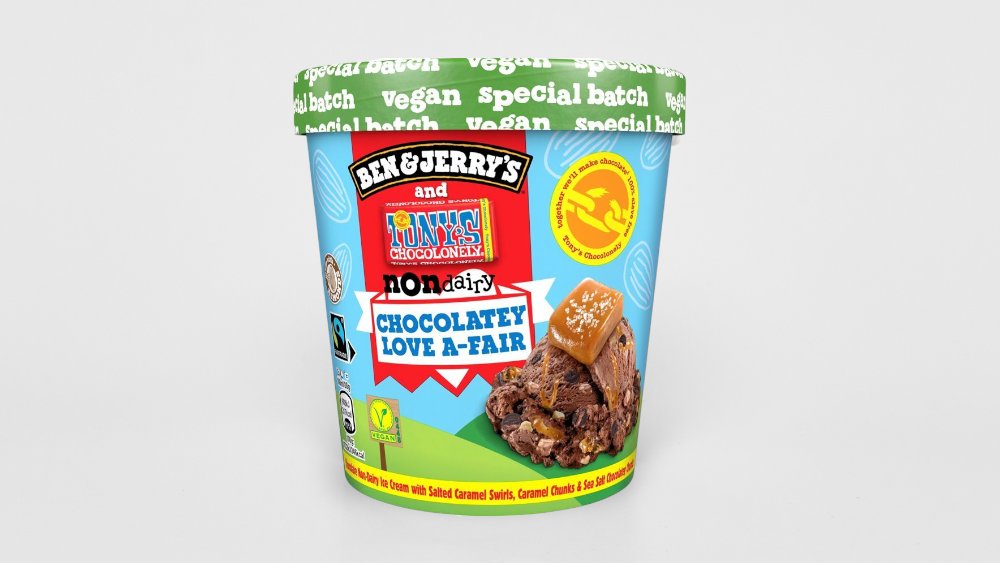 Ben and Jerry's Non-Dairy Chocolatey Love A-Fair Caramel Sea Salt 465 ml