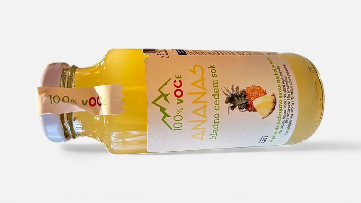 Hladno cedjeni sok ANANAS