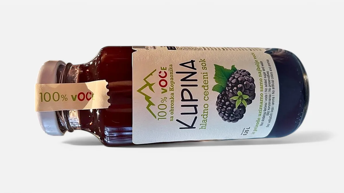 Hladno cedjeni sok KUPINA