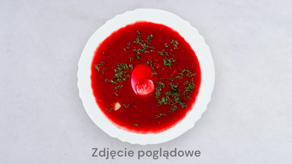 Barszcz z kołdunami