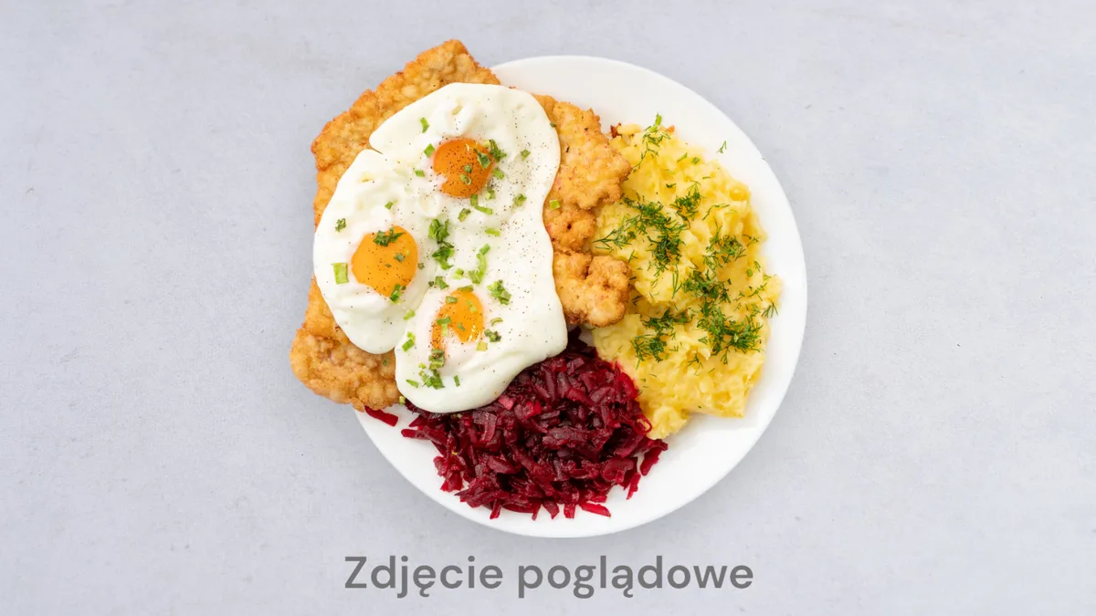 Pierś z jajkiem sadzonym