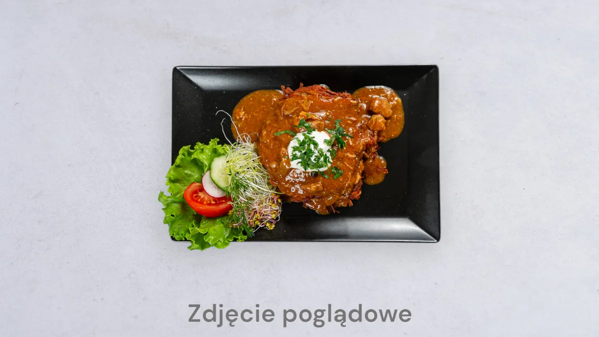 Placki ziemniaczane po węgiersku