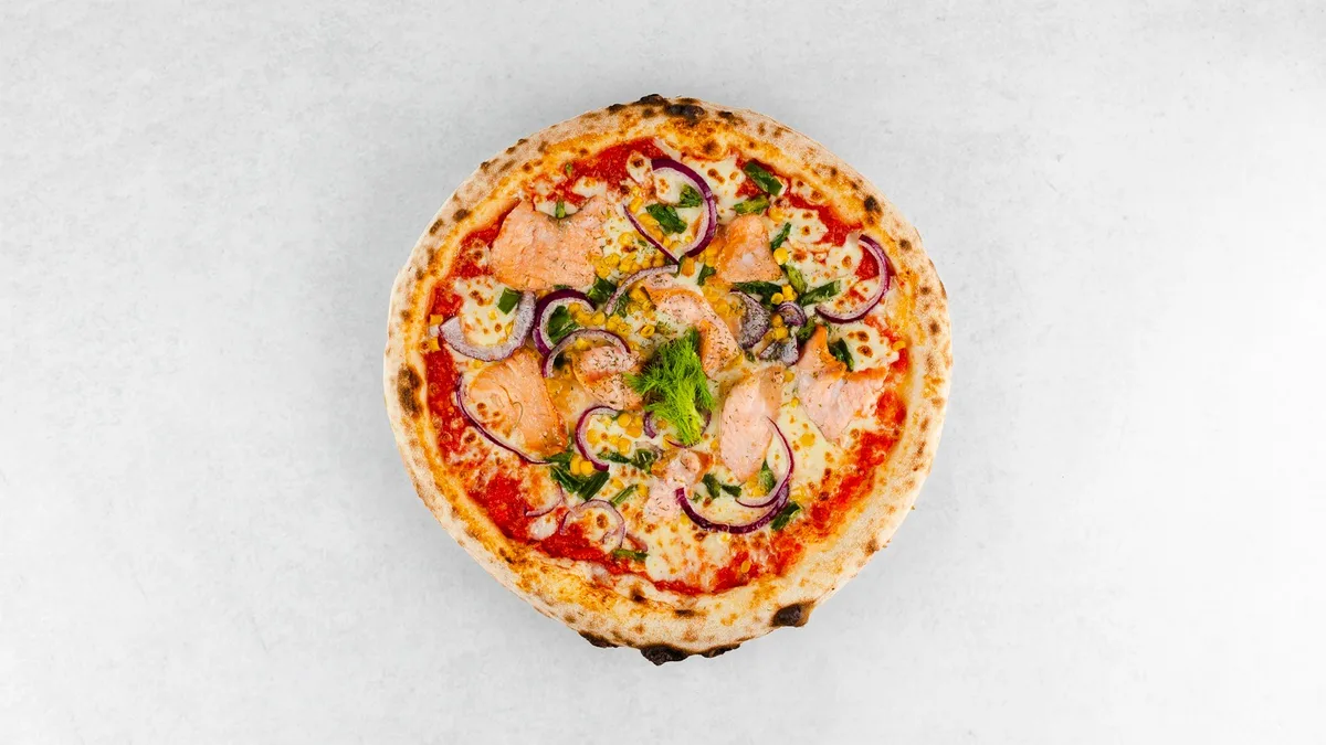 Pizza s lososom