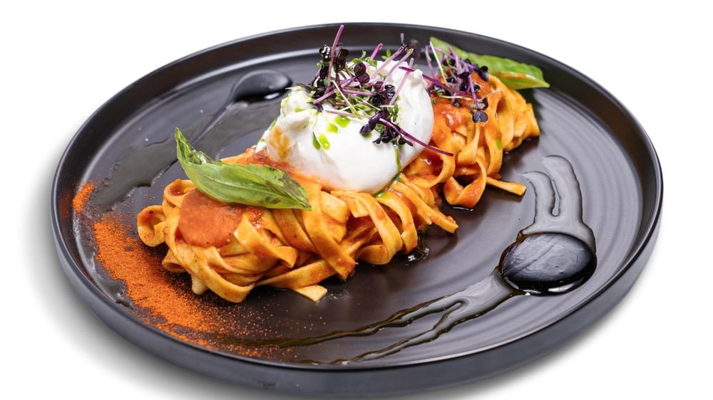 Tagliatelle Marinara Burrata