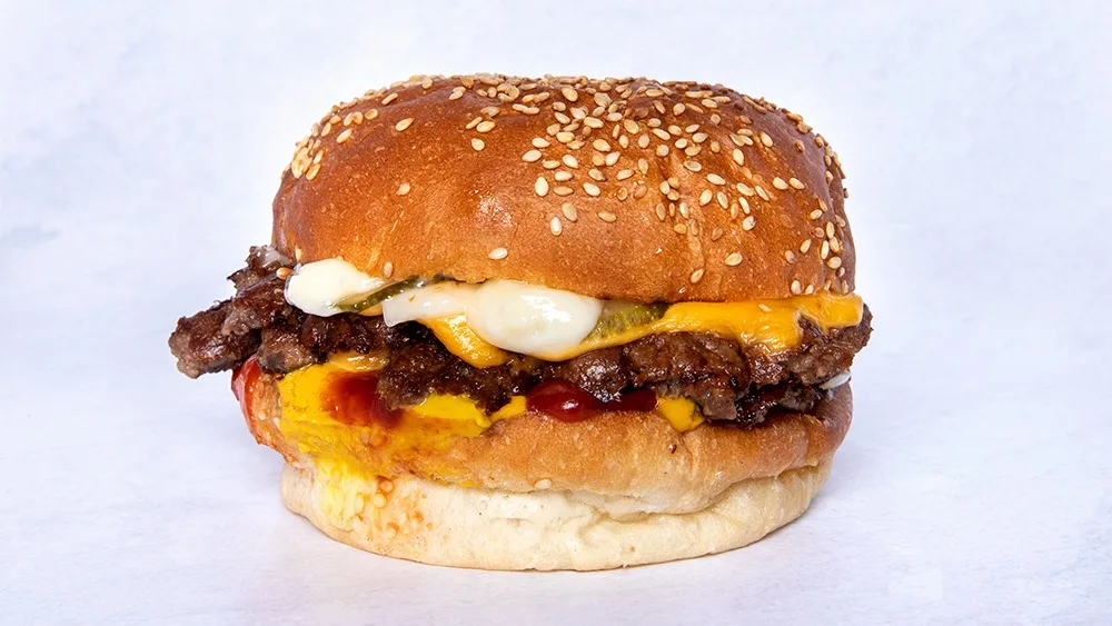 Ostburgertallrik 2 x 200 g