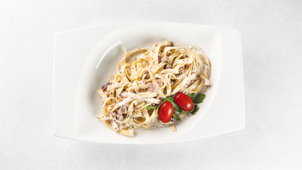 Pasta šunka, šampinjoni