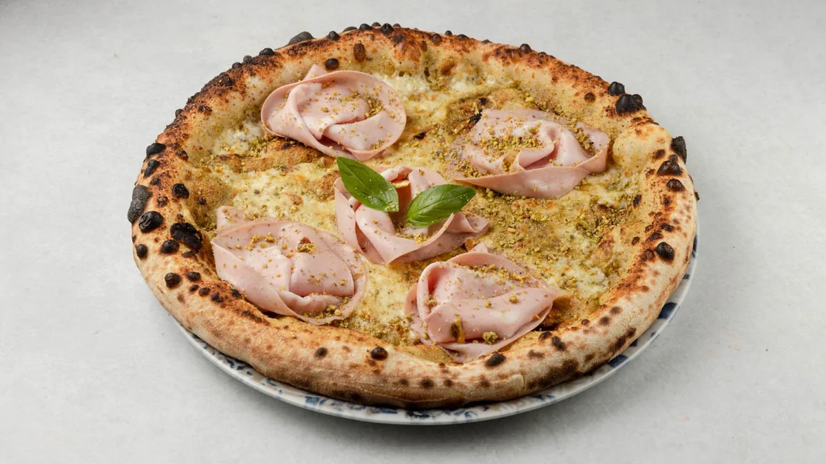 Pistachio and Mortadela