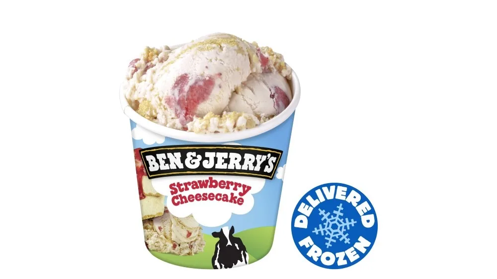 Ben and Jerry's Strawberry Cheesecake 465ml