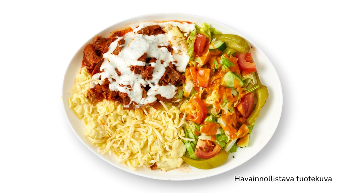 Kebab Juustoperunoilla