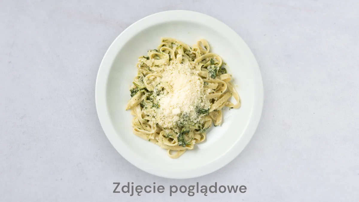 Tagliatelle ze świeżym szpinakiem
