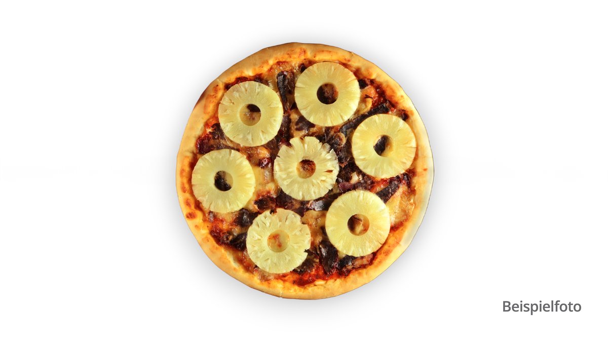 13. Pizza Schinken mit Ananas