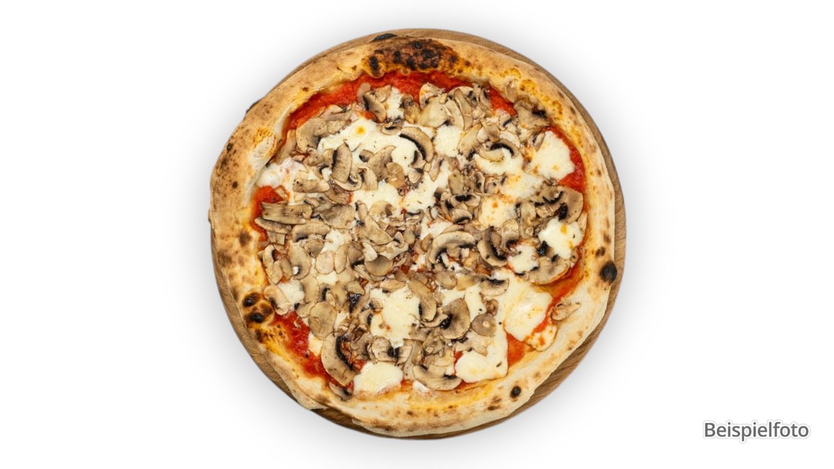 2. Pizza Margarita mit Champignons