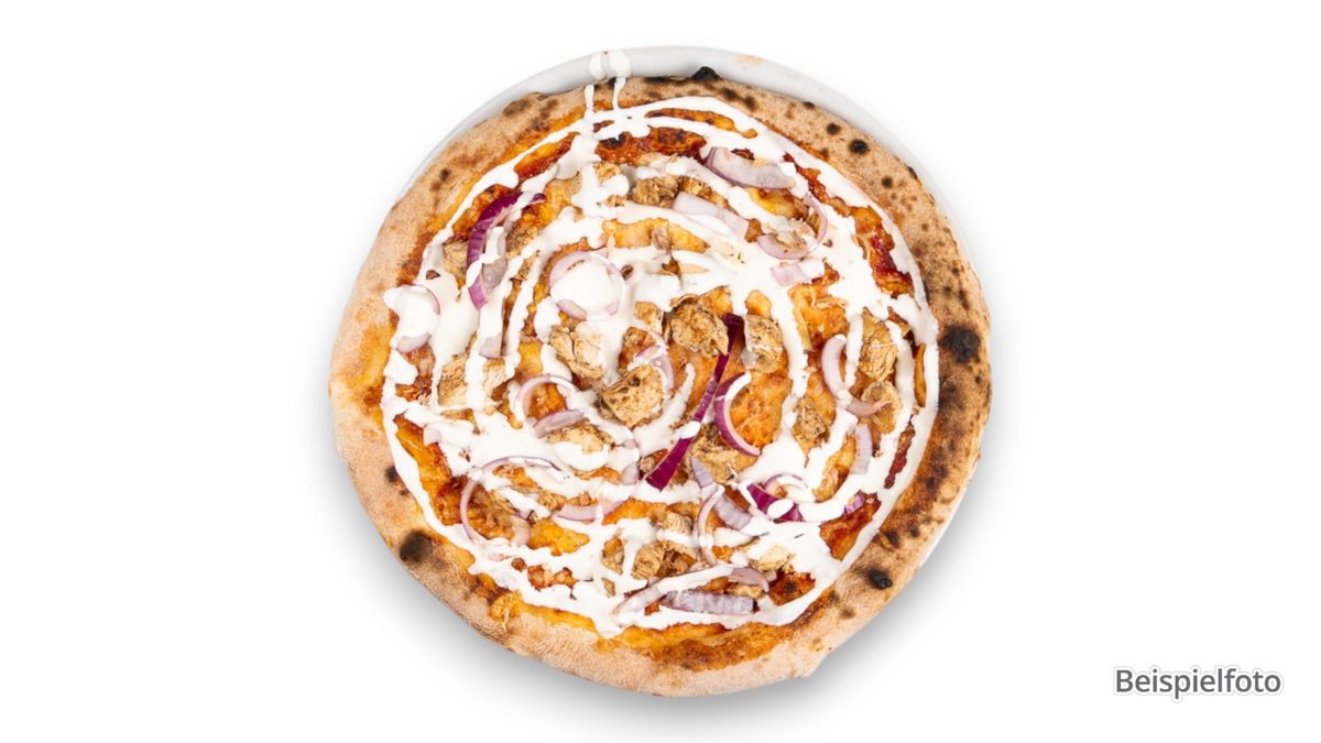 22. Pizza Hähnchenbruststreifen