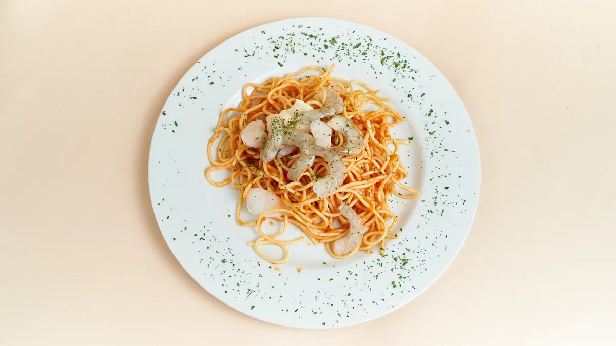 34. Spaghetti Marinara