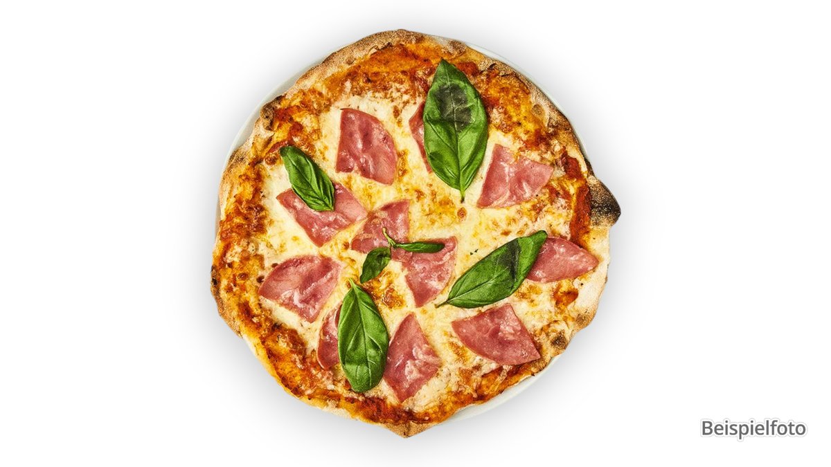 7. Pizza Schinken mit Artischocken