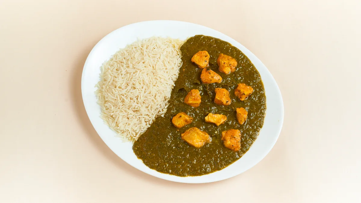 92. Chicken Palak